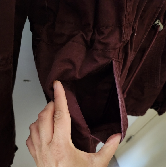 H&M Padded Parka Coat with Faux Fur lined Hood and Sherpa Lining - EUC - Picture 2 of 11